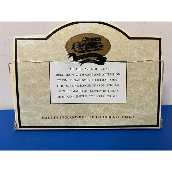 vintage LLEDO Diecast 1934 CHEVROLET BOX VAN Promo Lanes LP21 new nib - Picture 6 of 7